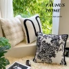 В наволочке на подушке пушистого кролика из черно-белого бархатного бархатного бархатного бархатного кролика содержатся стержни Specification image